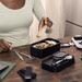 Lunch Box 3-en-1 ZWILLING FRESH & SAVE, 3 boîtes, couverts inox, plastique, noir