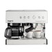 Machine à café expresso automatique & café filtre Chromé Mat