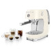 Machine à café Expresso et cold brew "Années 50" Crème