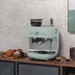 Machine à café combinée avec expresso broyeur Vintage Années 50 Vert d'eau
