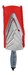 Mandoline Kobra V Axis : coupe-tranche professionnel rouge avec poussoir de sécurité
