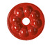 Moule Pain couronne en céramique 30,4x10,3 cm Rouge Grand Cru