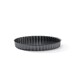 Moule à tarte cannelée droite démontable en acier antiadhésif ø 20 cm