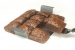 Moule métal 12 parts de brownies