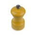 Moulin à poivre manuel en bois laqué, jaune safran, 10 cm - 4in