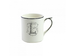 Mug L FILET MANGANESE MONOGRAMME