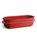 Pain de campagne en céramique 39,5x16 cm Rouge Grand Cru