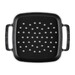 Panier à griller carré collection barbecue 30 cm Noir Mat