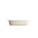 Petit plat rectangulaire Ultime en céramique 30x19 cm Blanc Argile