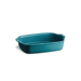 Petit plat rectangulaire Ultime en céramique 30x19 cm Bleu Feu Doux