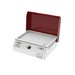 Plancha inox Garalda électrique 50 cm couvercle rouge-2000 watts