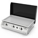 Plancha inox Iparla 80 cm 3 feux gaz couvercle rouge MANZANA