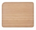 Planche à découper avec rigole en Bambou alimentaire - 37 x 29 x 1,2 cm