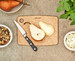 Planche à découper Kitchen en fibre de bois naturelle 29 x 23 cm