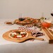 Planche en teck de service CANOE Pizza épaisseur 1,3 cm - 43 x 26 cm