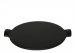 Plat à pizza stone noir ø 36.5 cm Emile Henry