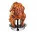 Plat à rôtir le poulet vertical en inox Küchenprofi h. 18 cm - diam. 22.5 cm
