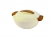 Plat isotherme '+ de 2 heures ! ' 1 L blanc ivoire / accessoires ton bois