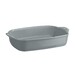 Plat moyen rectangulaire Ultime en céramique culinaire four & table 36,5 cm x 23,5 cm Perle