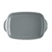 Plat moyen rectangulaire Ultime en céramique culinaire four & table 36,5 cm x 23,5 cm Perle