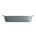 Plat moyen rectangulaire Ultime en céramique culinaire four & table 36,5 cm x 23,5 cm Perle