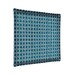 plateau acrylique 46x36cm cannage bleu