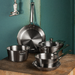 Poêle 22 cm inox Cristel 1826