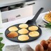 Poêle ø 26 cm antiadhérente pour 7 pancakes, blinis ou oeufs au plat