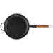 Poêle Signature 26 cm Noir Mat manche Bois