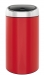 Poubelle Color your bin ronde 45 L Rouge Coral