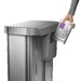 Poubelle Rectangulaire à Pédale Avec Réserve à Sacs 58 Litres , Double Compartim