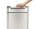 Poubelle Simplehuman rectangulaire inox 40L Easy touch-bar (Sac M)