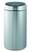 Poubelle twin bin ronde 2 x 20 l 'matclean' inox brosse anti taches brabantia