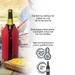 Rafraîchisseur de vin Rouge pour rafraîchir et garder le vin frais pendant tout le repas