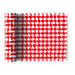 Rouleau de 12 serviettes de table lunch en coton prédécoupées 20 x 20 cm Picnic