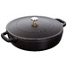 Sauteuse Chistera en fonte noir mat ø 24 cm avec couvercle