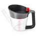 Séparateur de Graisse Noir Avec Bec Verseur 1 L