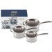 Set 3 Casseroles 16/18/20 cm Inox Classique avec Couvercle