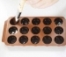 Set chocolat 4 moules en silicone, 1 pinceau, une spatule et une grille