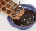 Set chocolat 4 moules en silicone, 1 pinceau, une spatule et une grille