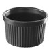 Set de 12 fc souffle individuel 8,2cm 16cl noir effet fonte
