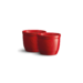 Set de 2 ramequins en céramique n°8 Ø 8,5 cm Rouge Grand Cru