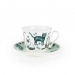 Set de 2 Tasses & soucoupes Petit Déjeuner 'Cats Whiskers'