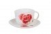 Set de 2 Tasses & soucoupes Petit Déjeuner Jumbo cup "Garden Poppy "