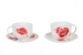 Set de 2 Tasses & soucoupes Petit Déjeuner Jumbo cup "Garden Poppy "