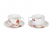 Set de 2 Tasses & soucoupes Petit Déjeuner Jumbo cup oiseaux "Robin "