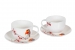 Set de 2 Tasses & soucoupes Petit Déjeuner Jumbo cup oiseaux "Robin "