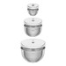 Set de 3 bols sous vide avec couvercle ZWILLING FRESH & SAVE, S/M/L, 6-PCS, Acie