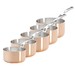 Set de 5 casseroles en cuivre induction Prima Matera de 14, 16, 18, 20 & 24 cm