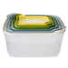 Set de 6 boîtes hermétiques encastrables de 230 ml, 540ml, 1.1 l, 1.85 l, 3 l &